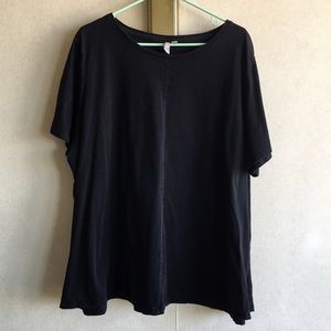 ASOS CURVE Swing Tee in Black